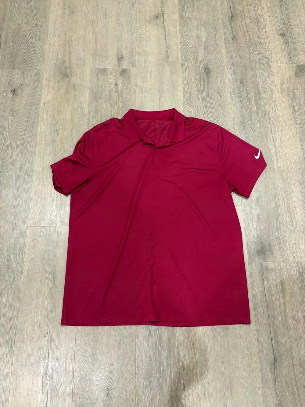 Nike Men’s Maroon Short-Sleeve Polo